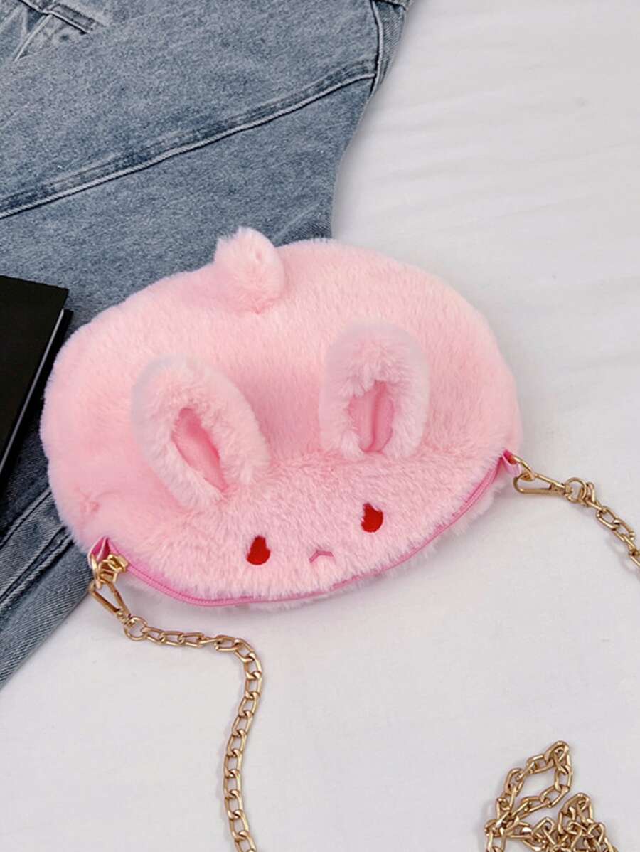 Chicas Bolsa creativa con diseño de conejo - Rosa - Ver 1