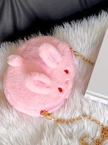 Chicas Bolsa creativa con diseño de conejo - Rosa - Ver 2