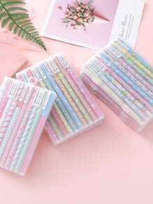 10 chiếc bút bi hoạt hình ngẫu nhiên - Nhiều màu - Xem 1