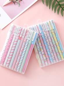 10 chiếc bút bi hoạt hình ngẫu nhiên - Nhiều màu - Xem 3