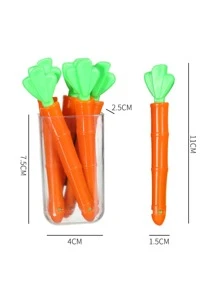 5pcs Carrot Design Sealing Clip - Multicolor - View 3