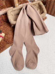 chiếc quần tất màu trơn cho bé gái mặc hàng ngày - Nhiều màu - Xem 7