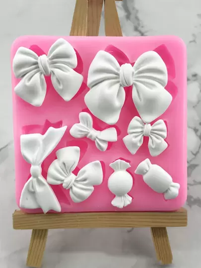 1pc Bow Design DIY Silicone Mold