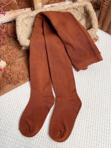 chiếc quần tất màu trơn cho bé gái mặc hàng ngày - Nhiều màu - Xem 9