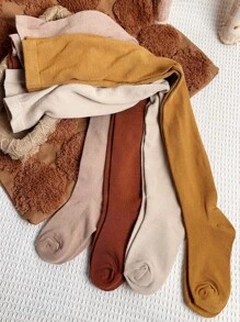 chiếc quần tất màu trơn cho bé gái mặc hàng ngày - Nhiều màu - Xem 10