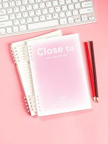 MOKA 1pc A5 Spiral Notebook - Multicolor - View 1