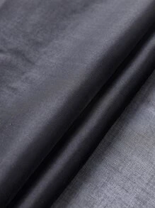 1入組灰色紗簾帶杆 - 黑色 - 查看 4