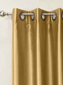 1 片纯色遮光隔热窗帘