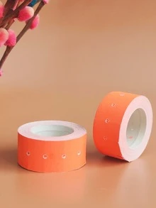 1roll Writable Sticker - Orange - View 2