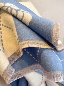 Khăn choàng họa tiết hoa - Nhiều màu - Xem 5