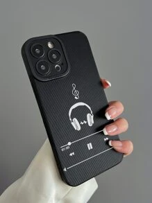 Funda para móvil con patrón de auricular - Multicolor - Ver 2