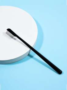 1支雙端鋼針睫毛梳,帶眉毛梳 - 黑色 - 查看 2