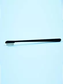 1支雙端鋼針睫毛梳,帶眉毛梳 - 黑色 - 查看 4