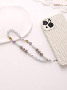 1 pieza Tira de celular con cuenta - Multicolor - Ver 3