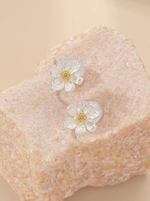 Bông tai trang trí hoa - Nhiều màu - Xem 3