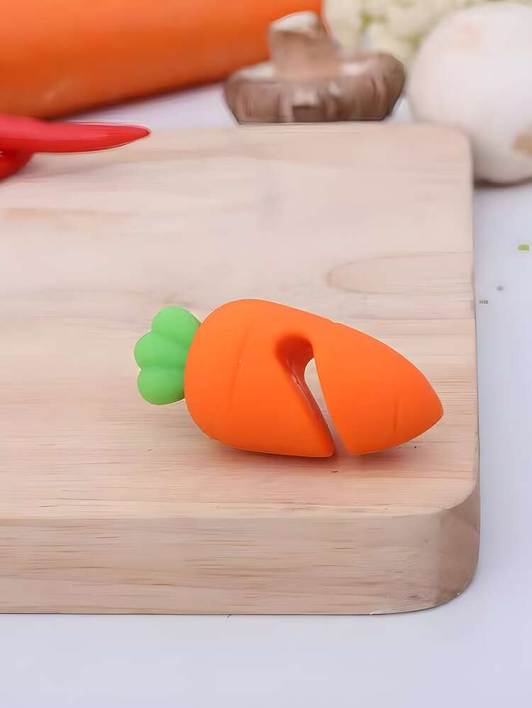 1 pieza Tapa con diseño de zanahoria - Multicolor - Añade 5