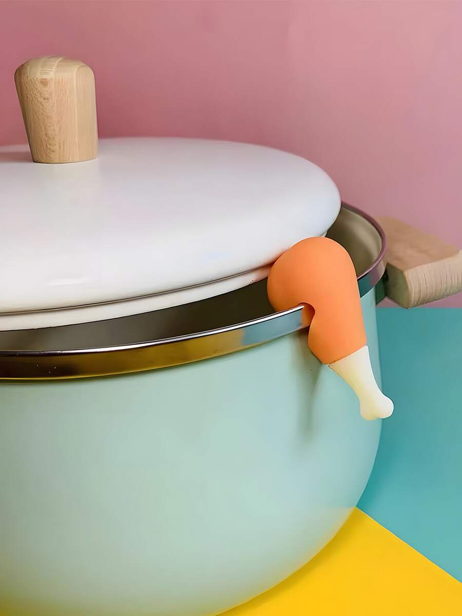 1入組雞腿設計鍋蓋扣 - 彩色 - 查看 1