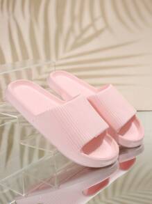 Minimalist Single Band Slides - Baby Pink - View 4