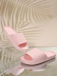 Minimalist Single Band Slides - Baby Pink - View 5