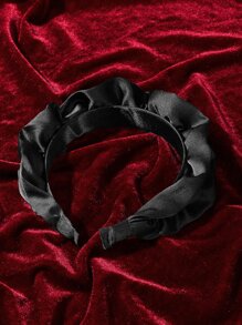 ROMWE Goth Eye Decor Headband - Black - View 5