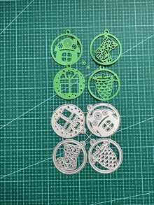 1 pieza Caja de regalo & en forma de casa Troquel de corte - Plateado - Ver 4