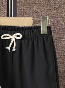 Boys Patched Pocket Shirt & Trousers Without Tee - Multicolor - View 4