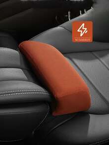 1 pieza Almohada cervical unicolor de coche - Marrón - Ver 5