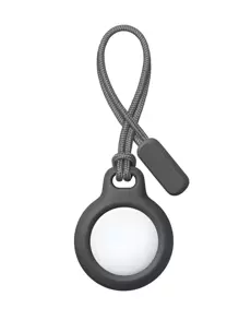 1入組素色保護殼適用於Airtag - 黑色 - 查看 1