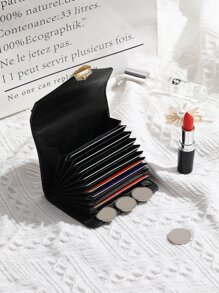 Metal Detail Card Holder - Apricot - View 2