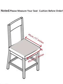 Cuscino per sedia monocolore morbido - Rosa - Visualizzare 3