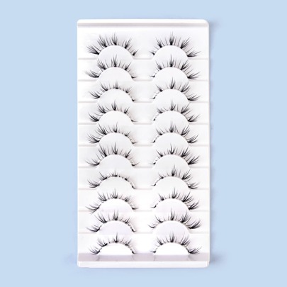 10pairs Cat Eye False Eyelashes
