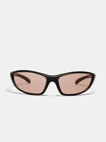 Wrap Around Fashion Glasses For Summer Beach Vacation,Outdoor,Travel - Black - View 6