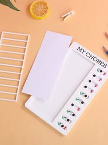 1pc Letter Graphic Plan Board - Multicolor - View 2