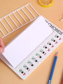 1pc Letter Graphic Plan Board - Multicolor - View 3