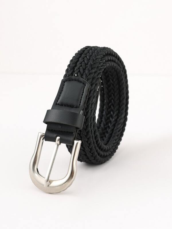 Boho Geometric Buckle Woven Belt Summer, School