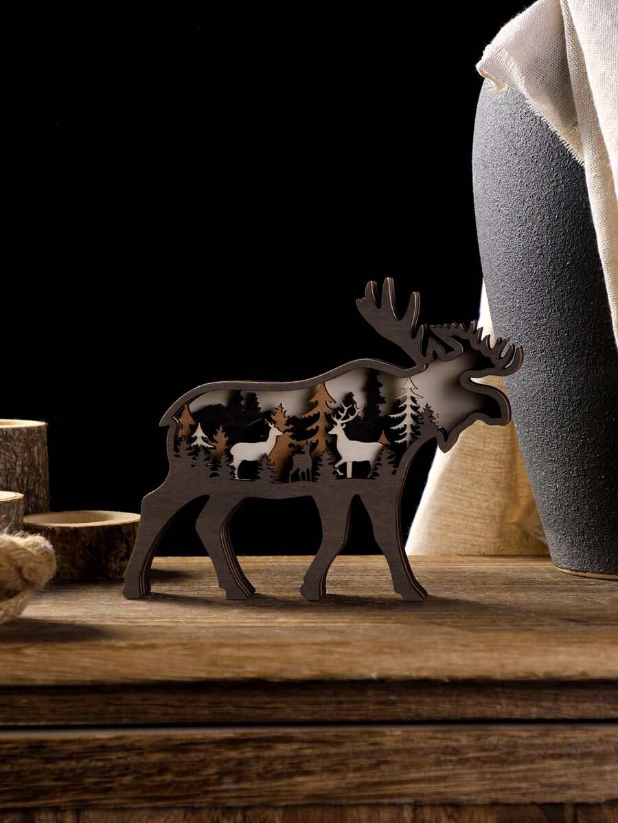 1 cái thủ công trang trí thiết kế nai sừng tấm - Nhiều màu - Xem 1