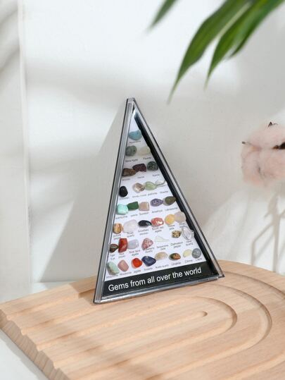 1入組石頭裝飾三角形設計裝飾工藝