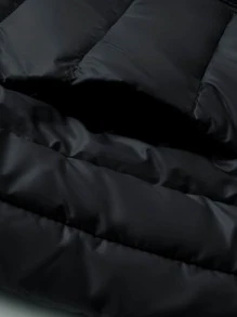 SOLOCOTE 女大童輕便拉鍊連帽口袋夾克適合萬聖節和冬天 - 黑色 - 查看 5