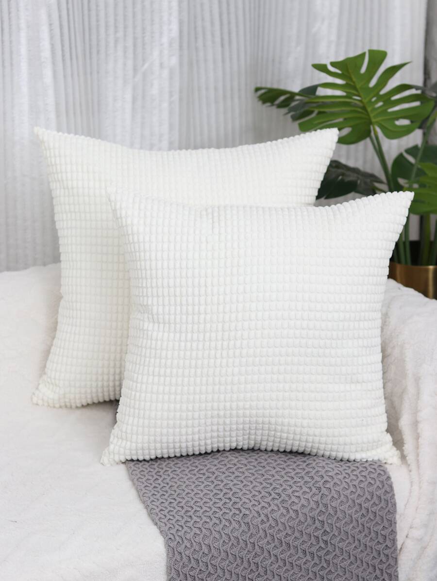 1 件玉米粒形狀枕頭套 - 白色 - 查看 1