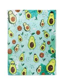 1 chiếc chăn họa tiết quả bơ - Nhiều màu - Xem 4