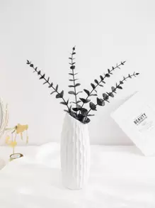 1/6/10/25/40pcs Artificial Eucalyptus Leaves, Home Decor Vase Filler, Wedding Bridal Bouquet, DIY Wreath, Door Decoration, Outdoor Garden, New Year, Valentine's Day Gift, Valentine Day, Gift Gifts Birthday Graduation,Garden Decor,Outdoor Plant,Gardening,Fake Flowers