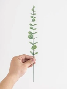 1/6/10/25/40pcs Artificial Eucalyptus Leaves, Home Decor, Vase Fillers, Bridal Bouquet Materials, DIY Wreaths, Door Wreaths, Outdoor Garden, New Year, Valentine's Day Decorations, Valentine Day, Gift Gifts Birthday Graduation - Green - View 3