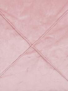 1pc Textured Cushion Cover Without Filler, Simple Plain Color Decorative Cushion Cover For Bed, Sofa - Pink - View 5