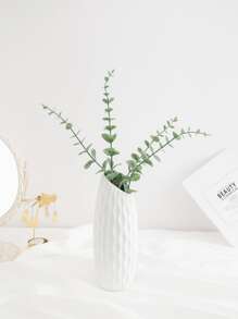 1/6/10/25/40pcs Artificial Eucalyptus Leaves, Home Decor, Vase Fillers, Bridal Bouquet Materials, DIY Wreaths, Door Wreaths, Outdoor Garden, New Year, Valentine's Day Decorations, Valentine Day, Gift Gifts Birthday Graduation - Green - View 4