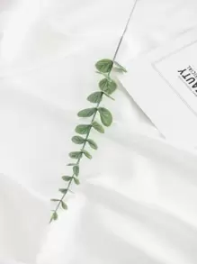 1/6/10/25/40pcs Artificial Eucalyptus Leaves, Home Decor, Vase Fillers, Bridal Bouquet Materials, DIY Wreaths, Door Wreaths, Outdoor Garden, New Year, Valentine's Day Decorations, Valentine Day, Gift Gifts Birthday Graduation - Green - View 5