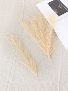 人造模擬蘆葦 - 假植物用於婚禮、派對和家居裝飾 - 杏色 - 查看 2