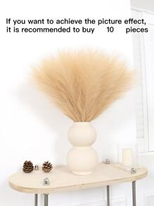 人造模擬蘆葦 - 假植物用於婚禮、派對和家居裝飾 - 杏色 - 查看 4