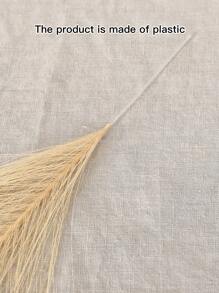 人造模擬蘆葦 - 假植物用於婚禮、派對和家居裝飾 - 杏色 - 查看 6