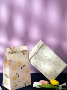 6个圣诞礼品包装袋，礼品包装袋