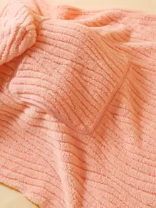 1 chiếc chăn quấn em bé bằng vải nhung tình yêu Valentine - Hồng - Xem 7